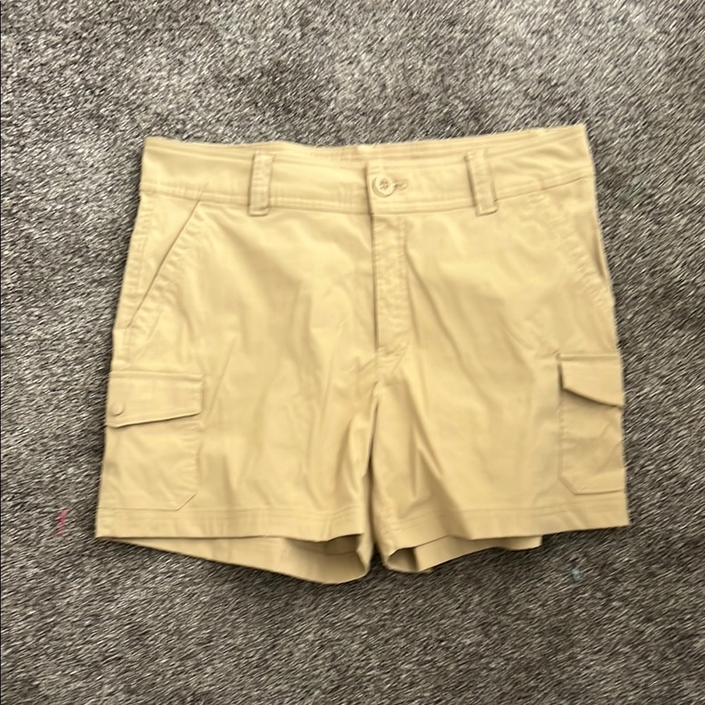 Eddie Bauer Tan Cargo Shorts Never Worn